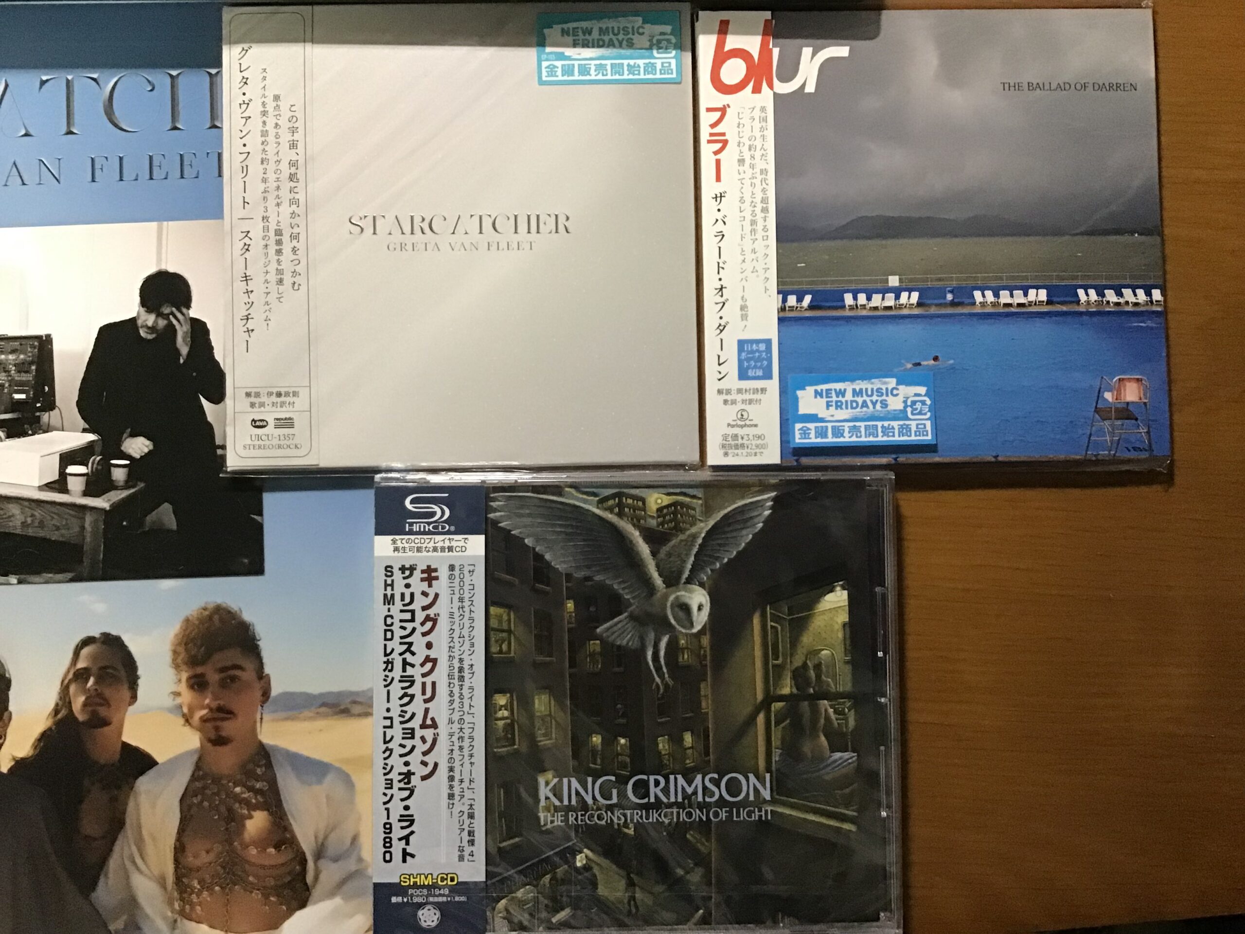 ・Starcatcher / Greta Van Fleet (2023) ・The Ballad Of Darren / Blur (2023) ・The ReconstruKction Of Light / King Crimson (2023)