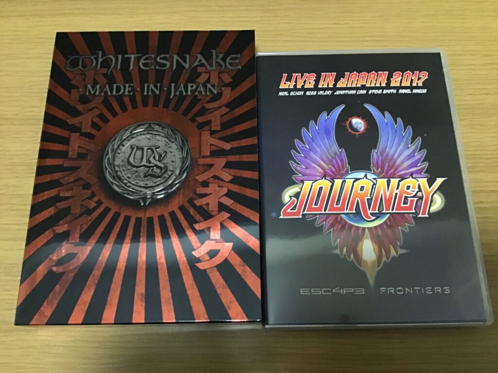 ・Made In Japan / Whitesnake (2013)
・Live In Japan 2017: Escape & Frontiers / Journey (2017)
