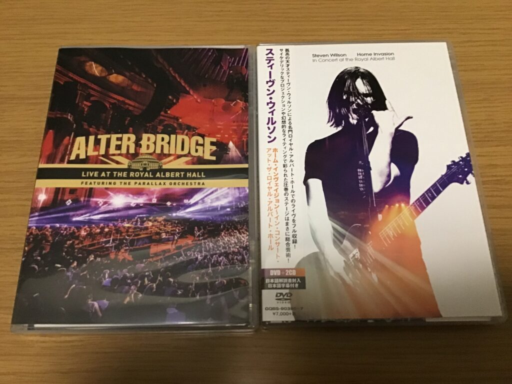 ・Live At The Royal Albert Hall / Alter Bridge ()
・Home Invasion: In Concert At The Royal Albert Hall / Steven Wilson (2018)
