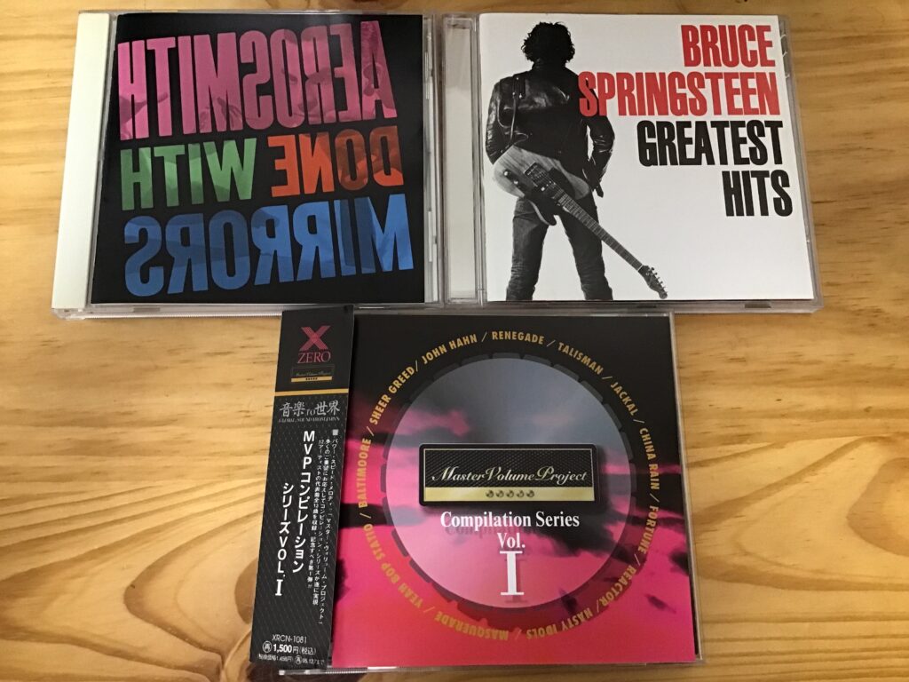 ・Done With Mirrors / Aerosmith (1985)
・Greatest Hits / Bruce Springsteen (1995)
・MVP Compilation Series Vol. 1 / Various Artists (1993)